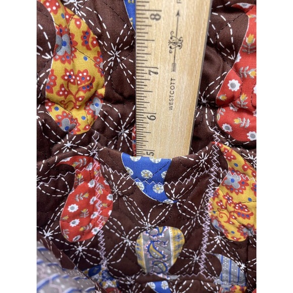 Vintage NEW Boho Acrylic Crochet Woven Hand Bag Purse Hippie Pockets Grannycore - Picture 10 of 15